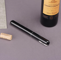 Sacacorchos de Sommelier con Estuche de Cuero, Juego Profesional de Alta Resistencia con Cortacápsulas, Regalo para Camareros y Restaurantes