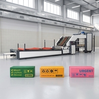 Machine d'emballage automatique pour carton ondulé 5 plis, machine de laminage de carton ondulé