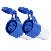 Prise industrielle femelle ZNG-223 32A 3 broches IP44 monophasée 220V 32 ampères connecteur industriel