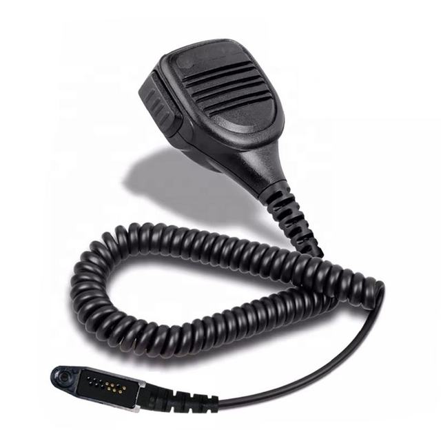 Pmmn4022 Shoulder Speaker Microphone, Suitable for Ptx760plus Gp328plus Gp338plus Bidirectional Radio Walkie Talkie