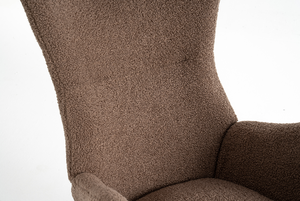 Sillón Glider Moderno de Tela Teddy con Características de Seguridad, Cómodo Sillón <span class=keywords><strong>Mecedora</strong></span> con Bolsillo Lateral - Product Image 5