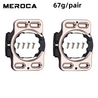 Kit de pince de plaque d'accessoires de pédale de remplacement Lollipop Lock conçu pour une utilisation améliorée sur les vélos de route
