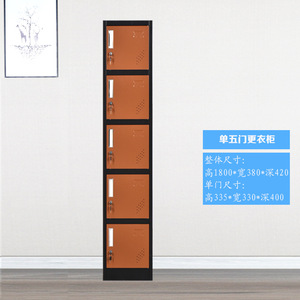 Colorful Single-<b>Door</b> Multi-<b>Door</b> Gym Swimming Pool Apartment Storage Cabinet with Contemporary Design Durable Metal Construction - Product Image 4