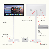 Moniteur portable 24 pouces FHD LCD tactile Android Smart TV pour intérieur, affichage éducatif et de divertissement OEM avec support mobile