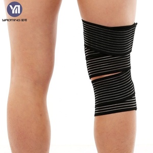 Abierto rótula proteger de rodilla apoyo ajustable de gancho y bucle para corriendo baloncesto el menisco lágrima deportes - Product Image 3