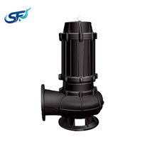 Pompe submersible à gros débit pour eaux usées, 120 m³/h, hauteur de refoulement 8 m, 5,5 kW, 7,5 CV, IP68, pompe de drainage pour évacuation des eaux usées municipales, CE