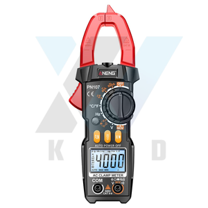PN107 Auto <strong>Digital</strong> Clamp Meter CAT II 600V AC/DC True RMS 4000 Count Electrical <strong>Multimeter</strong> Tester - Product Image 1