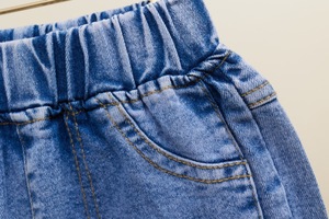 <span class=keywords><strong>Jeans</strong></span> in Denim di Cotone per Ragazze, Stile Casual Primaverile e Autunnale, Design Bohémien Stampato per Ragazze Più Mature - Product Image 5