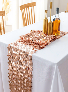 Grand <span class=keywords><strong>chemin</strong></span> <span class=keywords><strong>de</strong></span> <span class=keywords><strong>table</strong></span> à sequins or et argent, taille personnalisée, pour mariage, fête, maison, hôtel, décoration, <span class=keywords><strong>chemin</strong></span> <span class=keywords><strong>de</strong></span> <span class=keywords><strong>table</strong></span> à paillettes grand format - Product Image 5