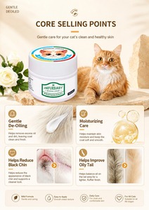 Limpiador Quita Grasa para Mascotas, Solución de Aseo para Gatos con <span class=keywords><strong>Barbilla</strong></span> Negra y Cola Grasa, Limpieza Profunda - Product Image 2
