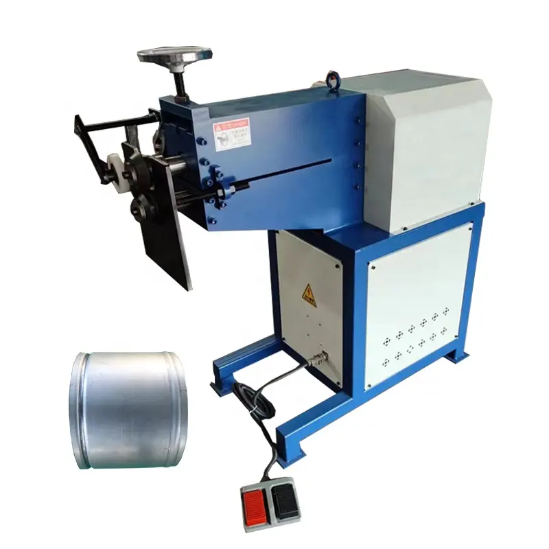 Copper tube flanging machine electric reeling grooving machine