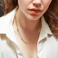 Collier ras du cou court en acier inoxydable poli, style français, avec chaîne en forme de nez de cochon, étanche, pour femme, bijoux de mode hip-hop