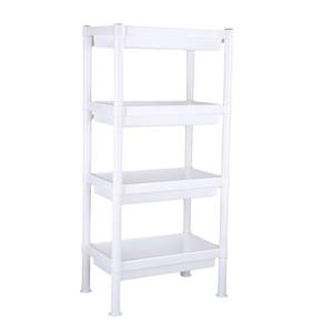 Estante de Almacenamiento Multifuncional para el Hogar, Carro Desmontable de Cuatro Niveles, Organizador de Plástico para Ahorrar Espacio - Product Image 6