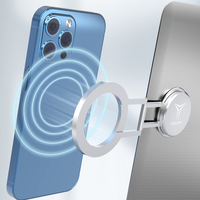 Support de téléphone universel à fixation latérale pour ordinateur portable, en aluminium, réglable, flexible, magnétique puissant, stable, avec logo personnalisé OEM ODM