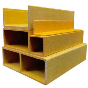 Tùy Chỉnh Độ Bền Cao Bền Chống Ăn Mòn FRP Ống Vuông Sợi Thủy Tinh Thép Giữ Lại Bài Cho Mịn Cắt Hàn - Product Image 5