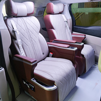 Fauteuil de Massage Électrique de Luxe en Cuir, Siège d'Aviation Modifié avec Fonctions pour Mercedes Vito Classe V W447 Toyota Hiace
