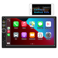Autoradio Bluetooth universel avec écran tactile 7 pouces, CarPlay et Android Auto sans fil, double DIN