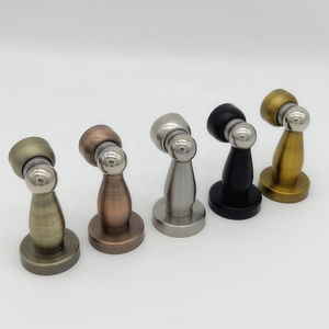 Butée de porte magnétique murale et au sol, robuste et durable, en alliage de zinc, multicolore, protection de sécurité pour salle de bain, entrée, usage hôtelier - Product Image 4