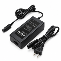 Adaptor Daya AC Charger Dinding Plastik Berkabel 12V 3.25A EU/US/AU/UK dengan Kabel Pengisi Daya untuk Konsol Game GameCube NGC