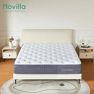 Colchón de resortes ensacados suaves tamaño hotel, enrollado y comprimido, de espuma viscoelástica para cama escolar, tamaño <span class=keywords><strong>Queen</strong></span>/King, fabricado para mayor comodidad. - Product Image 1
