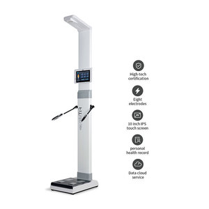 Venta directa de fábrica Máquina de composición corporal ultrasónica BMI Báscula de pesaje humano digital única - Product Image 1