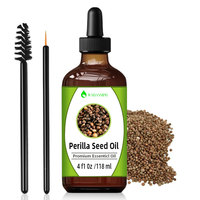Huile de graines de perilla naturelle pressée à froid, Perilla Frutescens, liquide clair ambré clair pour savon, lotion, crème, huile de massage et usage personnel