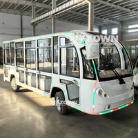 Autobús Eléctrico de Transporte Turístico ZOWN, Cómodo para Hoteles y Aeropuertos, Siete Filas, 20 Asientos, 2 Años de Garantía, Color Personalizado