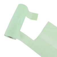 Sac de courses en plastique recyclé biodégradable avec chariot pliable, sac à légumes portable pour les voyages et le supermarché