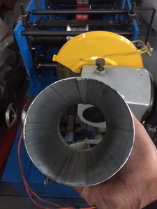 Trung Quốc tốt nhất kim loại mái thung lũng máng xối cuộn hình thành máy ống thép làm máy móc - Product Image 4