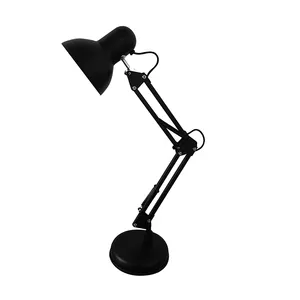 Lámpara led nórdica para escritorio y dormitorio, bonita y plegable, venta al por mayor, cuello de cisne regulable