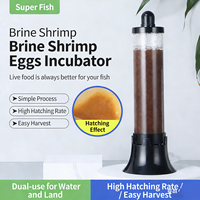 Incubateur professionnel écologique en acrylique 4L pour œufs d'artémias et aquariums de poissons tropicaux de récifs coralliens