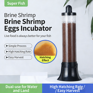 Incubateur professionnel en plastique de 4 L pour œufs d'artémias, nourriture vivante pour bébés poissons dans les récipients de récifs coralliens et les aquariums tropicaux - Product Image 4