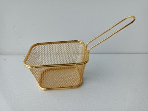 Nouveau Moyen-Orient en fer forgé petit panier frit vaisselle frites ailes de poulet panier de poulet frit - Product Image 3