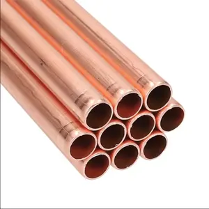 Refrigeration Copper Tubing Copper Pipe 1/4 1/2 Inch Soft Copper Tube For Air Conditioner And Refrigerator