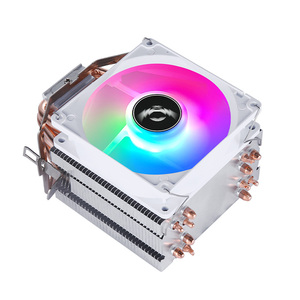 QiuzAim 6 Heat Pipe <span class=keywords><strong>CPU</strong></span> <span class=keywords><strong>Cooler</strong></span> Cobre 90mm Silencioso LED Ventilador de refrigeración de aire PC de escritorio Compatible 1150 1155 Placa base I5 1200 RGB - Product Image 5