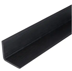 黑色重型90度塑料托盘角边缘保护器托盘角