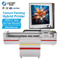 Impresora de Inyección de Tinta Plana Digital Híbrida Automática LETOP de 70CM para Acrílico y Maquinaria de Fabricación de Rollos, Impresora UV Híbrida
