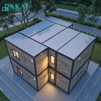 Maison modulaire préfabriquée isolée, abordable, facile à assembler et amovible AKAY, maisons amovibles pour villas et maisons d'hôtes