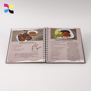 Impression personnalisée de livres de cuisine à spirale avec papier couché, carton duplex et couverture rigide laminée - Product Image 4