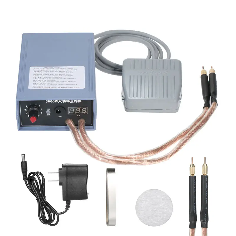 家庭用ポータブル18650バッテリースポット溶接機0.1-0.25mmニッケルシート用ハイパワー充電式スポット溶接機デバイス