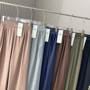 <span class=keywords><strong>Pantalones</strong></span> de Yoga para Mujer, Talla XL, Diseño Moderno, Color Sólido, Cintura Alta, Secado Rápido, Cintura Elástica, Pierna Ancha, Combinables con Todo, Venta al Por Mayor - Product Image 3
