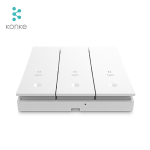 KONKE-Interruptor de pared inteligente zigbee, automatización de luz inalámbrica para el hogar - Product Image 2