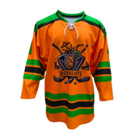 Jersey Hoki Es Premium Bernapas dengan Desain Cetak untuk Pemain Dewasa, Desain Merek Kustom untuk Performa di Lapangan, Tahan Lama