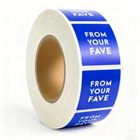 Vente en gros de papier texturé avec logo personnalisé Papier d'emballage bleu de luxe texturé en relief 3D Adhésif pour étiquettes de différentes formes
