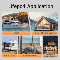 Batterie lithium Fuyue 24V 100Ah 200Ah 300Ah, pack de batteries lithium-ion, 8000 cycles, batterie Lifepo4 12V 100Ah 200Ah pour camping-car et bateau
