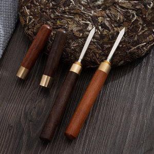 Vente en gros : Aiguilles de thé blanc d'origine Xianyou, Accessoires de thé, Outils de décompression pour briques de thé, Couteaux à thé Pu'er en bois, Marque privée sous licence - Product Image 4