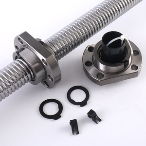 Ssr20 Ball Screws Sfa2005 2010 2020 2040 Nut And Screw Mold For <b>Punch</b> <b>Machine</b> Tools Steel Lead Screw 100mm Outer Diameter - Product Image 1