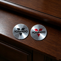 Etiqueta Decorativa con Revestimiento Gráfico de PVC OEM con Adhesivo, Textura Metálica, Insignia Personalizada para Equipos
