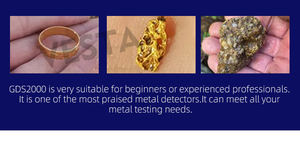 Melhor <span class=keywords><strong>Detector</strong></span> de Metais Subterrâneo Manual GDS-2000 para Ouro - Product Image 6