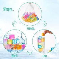 Glaçons carrés réutilisables en plastique colorés pour whisky, sans dilution, sans BPA, lavables, à congélation rapide, vente en gros